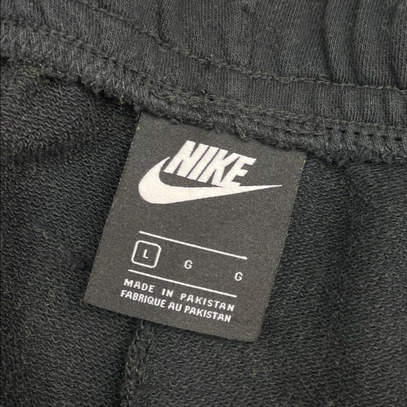 NIKE, Black, Shorts, with logo, Size Large - Picture 5 of 8